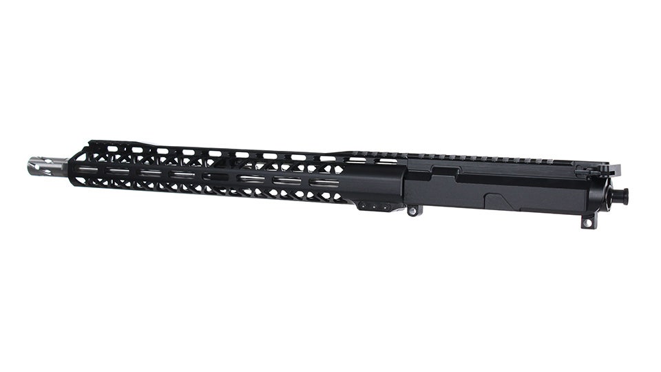 BC-15 5.56 NATO Billet Complete Upper Assembly, 16" Stainless Contour Barrel, 1:8 Twist, Carbine Length Gas System, 15" M-LOK Rail