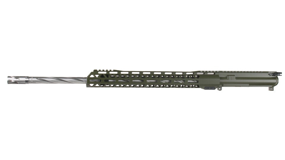 BC-15 5.56 NATO Upper, 22" 416R SS Spiral Fluted Heavy Barrel, 1:8 Twist, Rifle Length Gas System| Talon 15" MLOK Split Rail