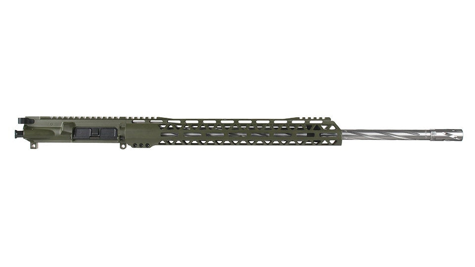 BC-15 5.56 NATO Upper, 22" 416R SS Spiral Fluted Heavy Barrel, 1:8 Twist, Rifle Length Gas System| Talon 15" MLOK Split Rail