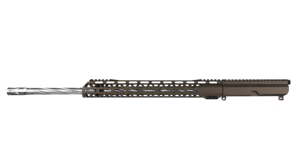 BC-15 5.56 NATO Right Side Charging Upper, 22" 416R SS Spiral Fluted Heavy Barrel, 1:8 Twist, Rifle Length Gas System| Talon 15" MLOK Split Rail