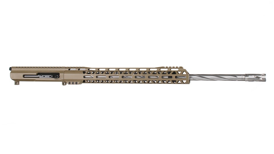 BC-15 5.56 NATO Right Side Charging Upper, 22" 416R SS Spiral Fluted Heavy Barrel, 1:8 Twist, Rifle Length Gas System| Talon 15" MLOK Split Rail