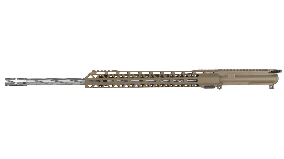 BC-15 5.56 NATO Upper, 22" 416R SS Spiral Fluted Heavy Barrel, 1:8 Twist, Rifle Length Gas System| Talon 15" MLOK Split Rail