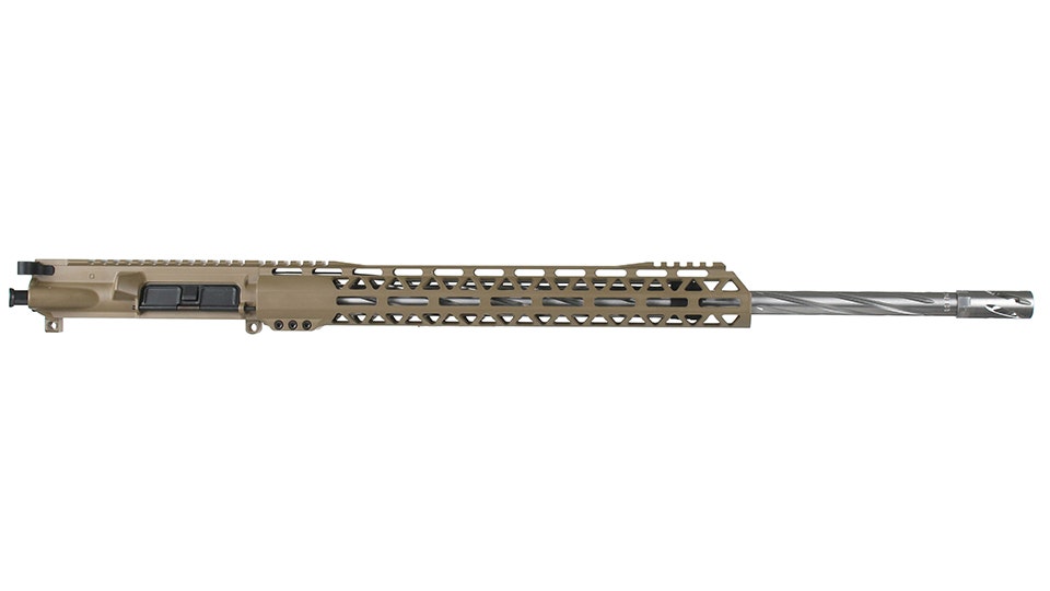 BC-15 5.56 NATO Upper, 22" 416R SS Spiral Fluted Heavy Barrel, 1:8 Twist, Rifle Length Gas System| Talon 15" MLOK Split Rail