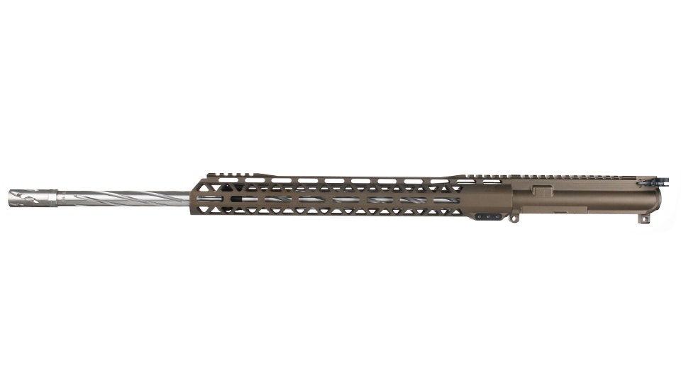 BC-15 5.56 NATO Upper, 22" 416R SS Spiral Fluted Heavy Barrel, 1:8 Twist, Rifle Length Gas System| Talon 15" MLOK Split Rail