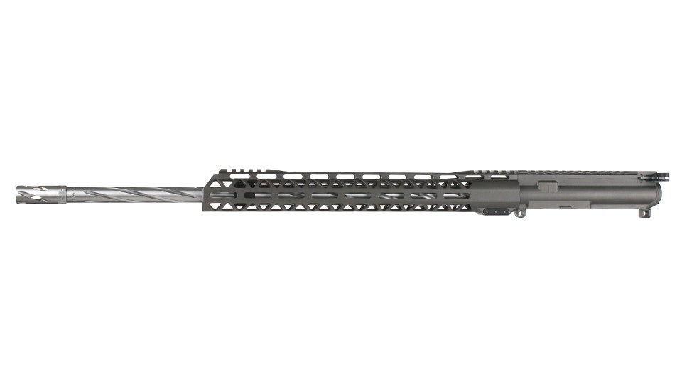 BC-15 5.56 NATO Upper, 22" 416R SS Spiral Fluted Heavy Barrel, 1:8 Twist, Rifle Length Gas System| Talon 15" MLOK Split Rail
