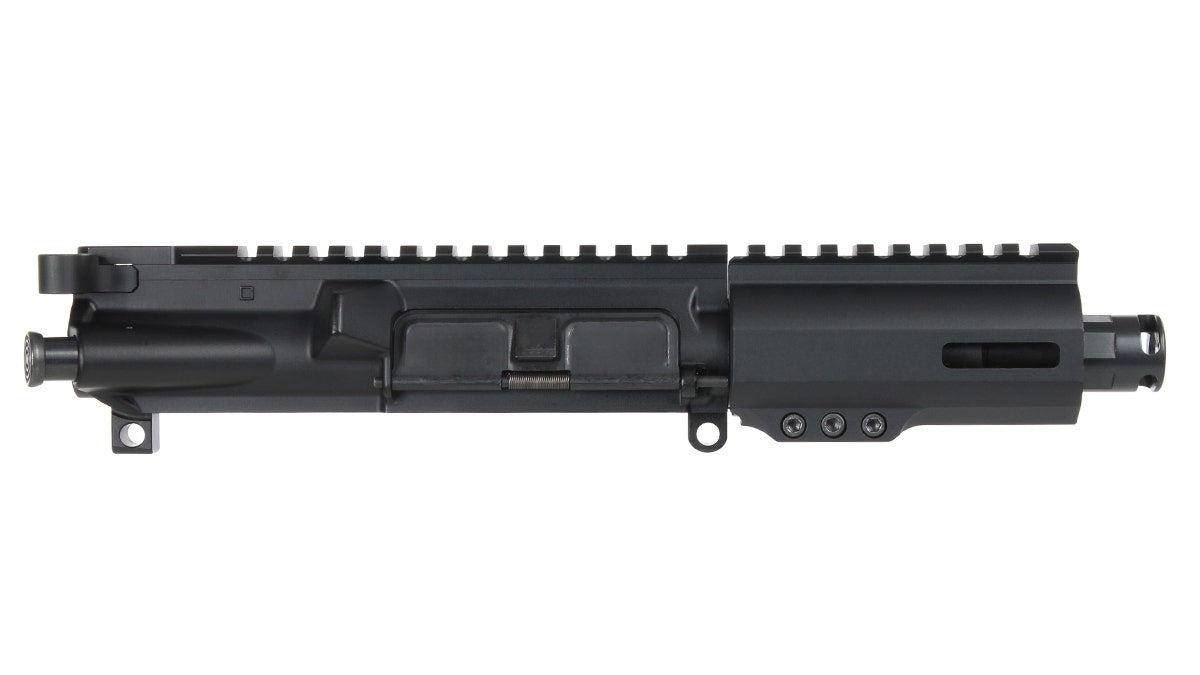 BC-15 7.62X39 Forged Complete Upper Assembly, 4.5" Black Nitride Heavy Barrel, 1:10 Twist, Micropistol Length Gas System, 3.8" M-LOK Rail, Micro Flash Hider