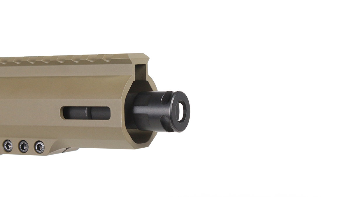 BC-15 .300 Blackout Flat Dark Earth Cerakote Pistol, 4.5" Parkerized Heavy Barrel, 1:8 Twist, Micropistol Length Gas System, 3.8" M-LOK Rail, Micro Flash Hider