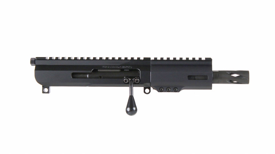 BC-15 .338 ARC Bolt Action Style Complete Upper Assembly, 4.5" Parkerized Heavy Barrel, 1:8 Twist, 3.5" M-LOK Rail