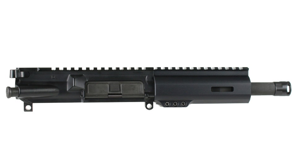 BC-15 5.56 NATO Forged Complete Upper Assembly, 7.5" Parkerized Contour Barrel, 1:7 Twist, Pistol Length Gas System, 5.3" M-LOK Rail, Micro Flash Hider