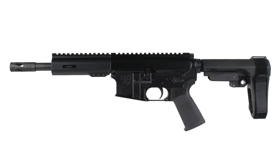 BC-15 .300 Blackout Side Charging Complete Pistol, 7.5" Parkerized Heavy Barrel, 1:8 Twist, Pistol Length Gas System, 5.3" M-LOK Rail, Brace