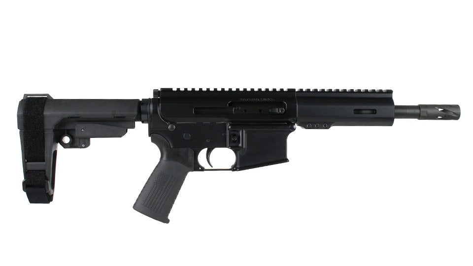 BC-15 .300 Blackout Side Charging Complete Pistol, 7.5" Parkerized Heavy Barrel, 1:8 Twist, Pistol Length Gas System, 5.3" M-LOK Rail, Brace