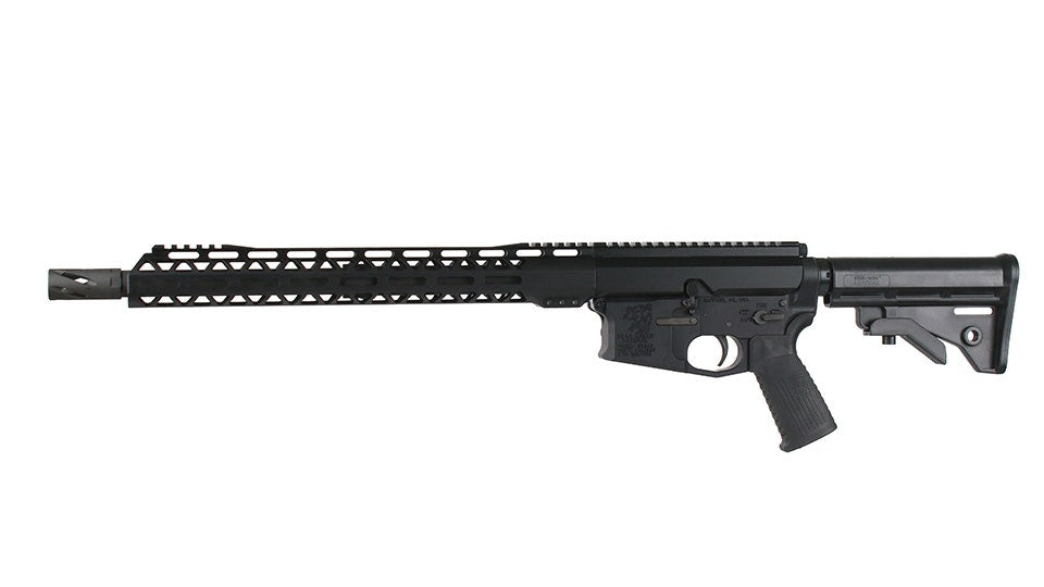 BC-15 5.56 NATO Bolt Action Style Complete Rifle, 16" Black Nitride Contour - 0.750, 1:7 Twist, Billet Lower, Hammer Forged, MLOK, Split Rail