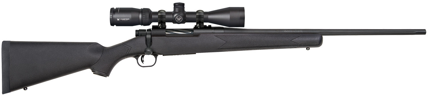 Mossberg 28001 Patriot  6.5 Creedmoor Caliber with 5+1 Capacity, 22" Fluted Barrel, Matte Blued Metal Finish & Black Syn