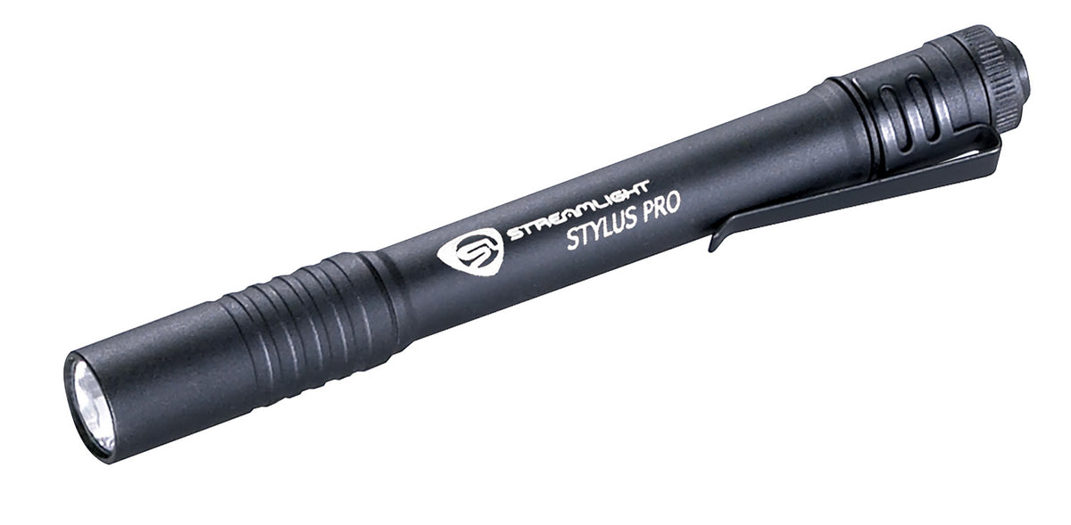Streamlight 66118 Stylus Pro PenLight  Black Anodized 100 Lumens White  C4 LED