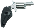 North American Arms 22MCHG Mini-Revolver  22 LR/22 WMR 5 Shot 1.63" Stainless Steel Barrel, Frame & Cylinder, Black Synt