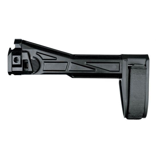 EVO2 PISTOL SIDE FOLDING STABILIZING BRACE, BLK, SB LOGO