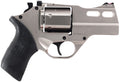 Chiappa Firearms 340290 Rhino 30DS  Small Frame 357 Mag 6 Shot, 3" Nickel-Plated Steel Vent Rib Barrel & Cylinder, Nicke