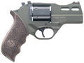 Chiappa Firearms CF340285 Rhino 30SAR *CA Compliant Small Frame 357 Mag 6 Shot, 3" Green Cerakote Steel Barrel, Blued St