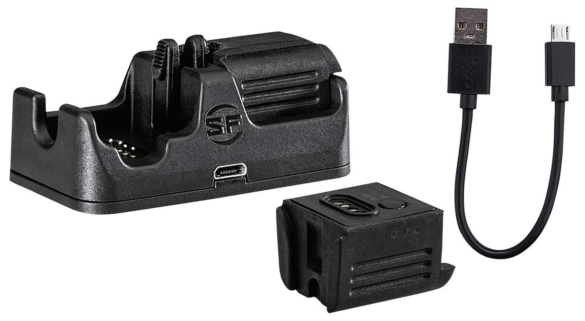 SUREFIRE DUAL CHARGE CRADLE FOR XSC (INCLUDES 1X B12 BATTERY + CABLE)