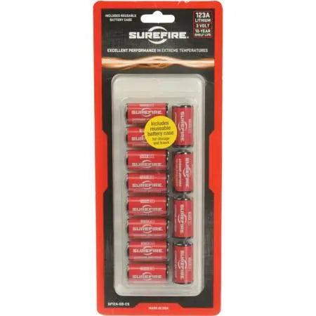 SUREFIRE SF123A 12-PACK CLAMSHELL