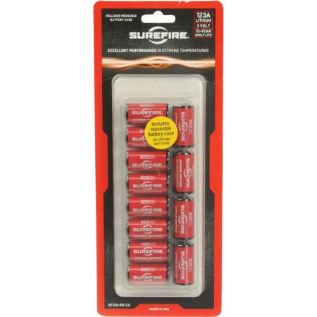 SUREFIRE SF123A 12-PACK CLAMSHELL