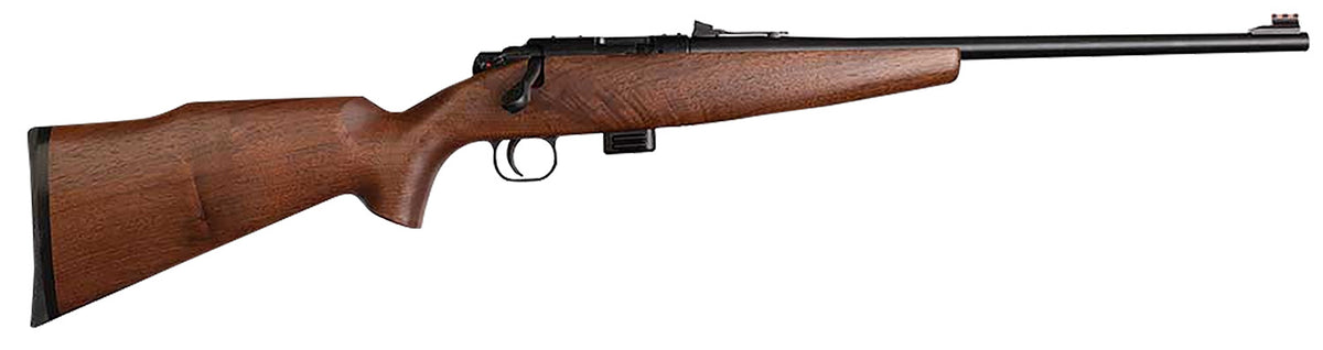 Crickett KSA20411 Model 722 Sporter Compact Youth 22 LR 7+1 16.25" Blued Barrel & Receiver, Fixed Front/Adjustable Rear 