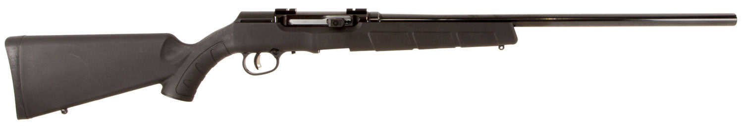 Savage Arms 47007 A Series Magnum Full Size 17 HMR 10+1 22" High Luster Heavy Barrel, High Luster Drilled & Tapped Carbo