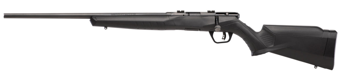 Savage Arms 70240 B Series F Full Size 22 LR 10+1 21" Matte Black Button Rifled Barrel, Matte Black Drilled & Tapped Car