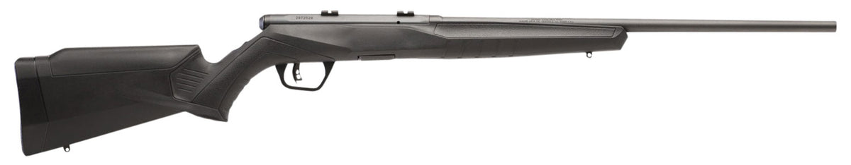 Savage Arms 70840 B17 F Compact 17 HMR 10+1 18" Matte Black Button Rifled Barrel, Matte Black Drilled & Tapped Carbon St