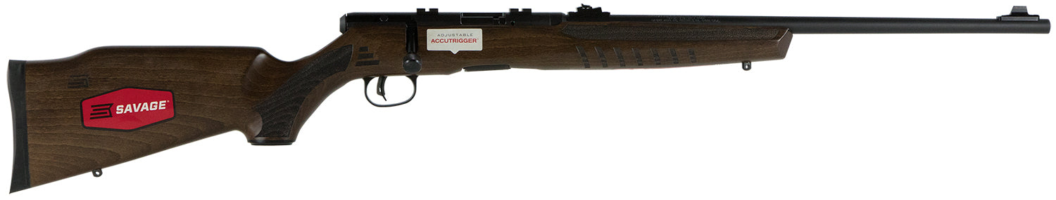 Savage Arms 70810 B Series G Full Size 17 HMR 10+1 21" Matte Black Sporter Barrel, Matte Black Drilled & Tapped Carbon S