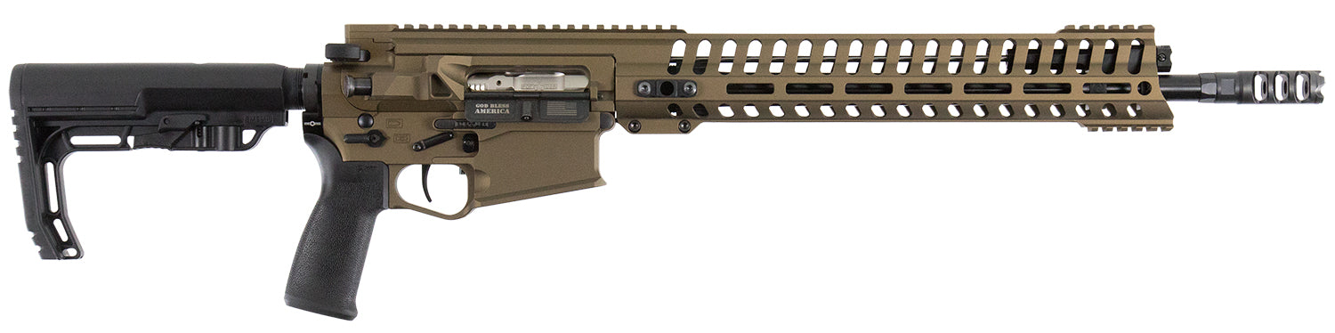 Patriot Ordnance Factory 01467 Revolution Gen4 308 Win,7.62x51mm NATO 16.50" 20+1 Burnt Bronze 6 Position MFT BMS Minima