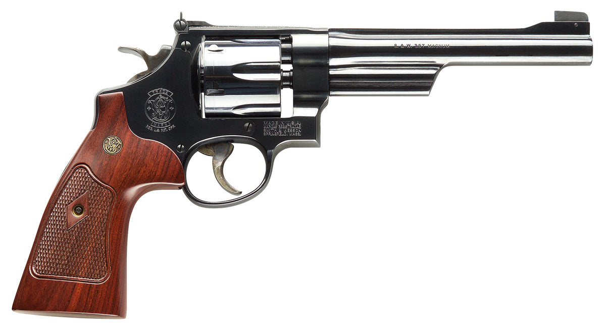 Smith & Wesson 150341 Model 27 Classic 357 Mag or 38 S&W Spl +P Blued Carbon Steel 6.50" Barrel, 6rd  Cylinder & N-Frame