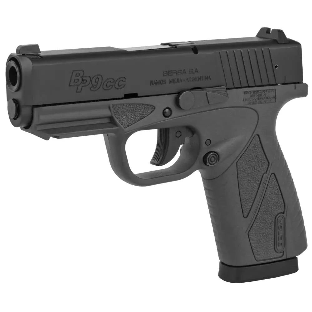 BERSA BP CC MATTE W/ URBAN GREY FRAME HGA 9MM DA 3.2" BBL MATTE 8RD