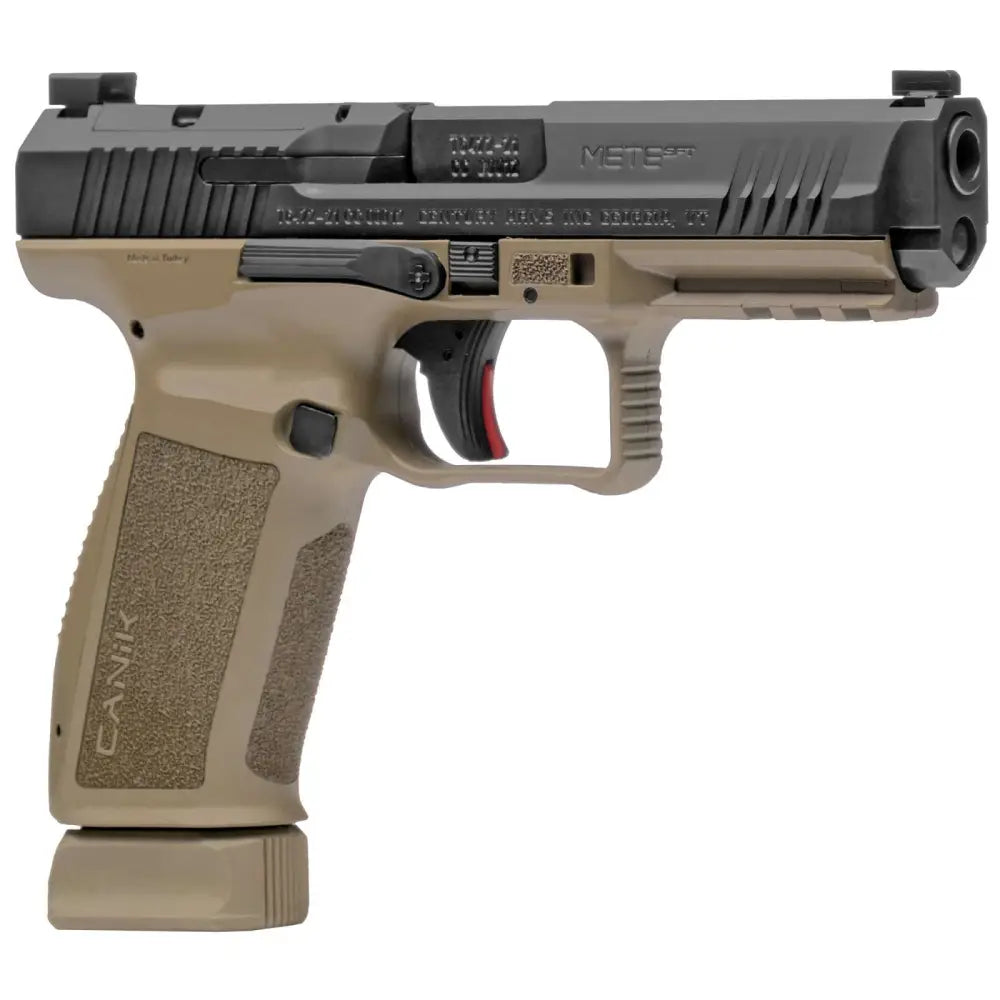CANIK METE SFT 9MM PSTL FDE/BLK 1-18RD 1-20RD MAG