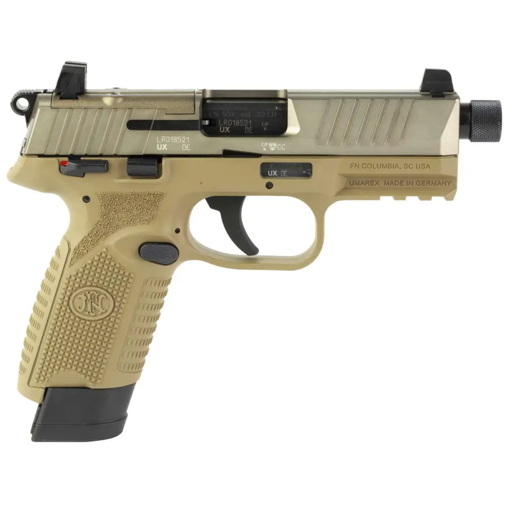 FN 502 TACTICAL 22LR PSTL FDE TB