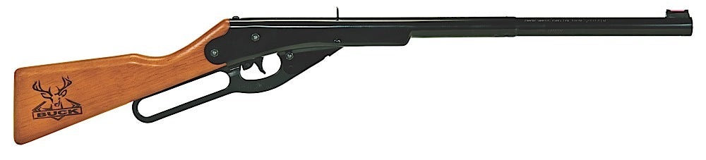 Daisy 2105 Buck Youth Air 177 400rd Shot Black Black Receiver Stained Hardwood