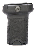 BCM VGSBLK BCMGunfighter Short Vertical Grip Made of Polymer With Black Aggressive Textured Finish with Storage Compartm