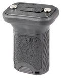 BCM VGSKMBLK BCMGunfighter Short Vertical Grip Made of Polymer With Black Aggressive Textured Finish with Storage Compar
