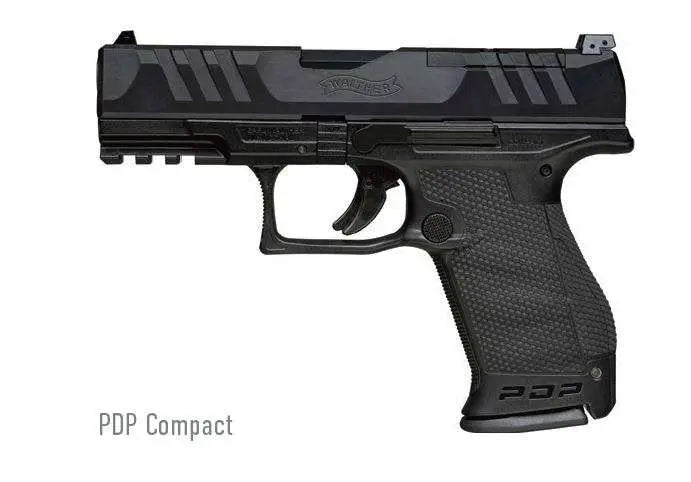 WALTHER PDP 9MM COMPACT 4" PSTL BLACK 2-15RD MAGS