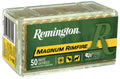 Remington Ammunition 21172 Magnum Rimfire  22WMR 40gr Pointed Soft Point 50 Per Box/40 Case