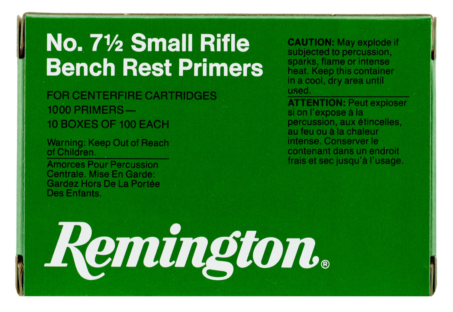 Remington Ammunition 22628 Centerfire Primers Benchrest Small Rifle Rifle