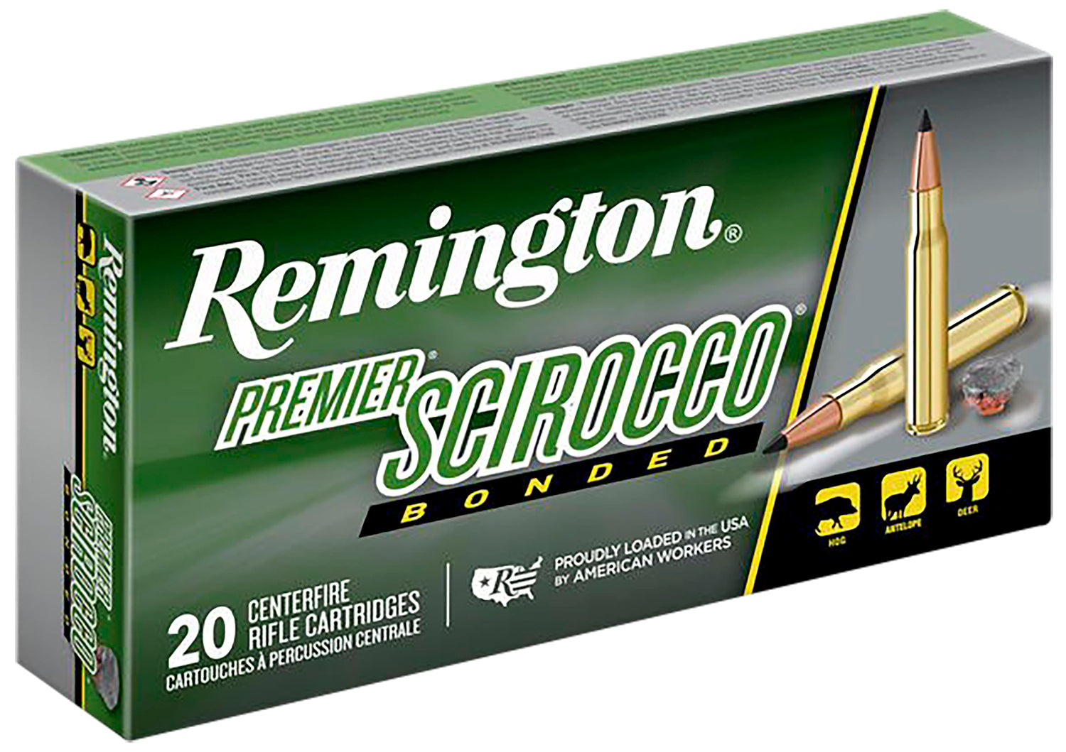 Remington Ammunition 27936 Premier Scirocco Bonded 300RUM 180gr Swift Scirocco Bonded 20 Per Box/10 Case