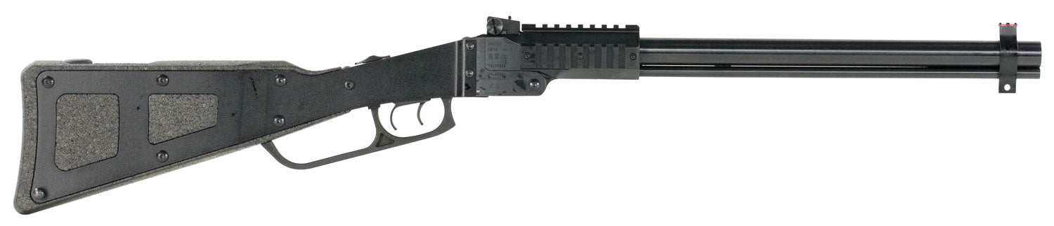 Chiappa Firearms 500188 M6  22 LR 12 Gauge 1+1 18.50" Blued Break Open Barrel, Blued Picatinny Rail Receiver, Fixed w/St