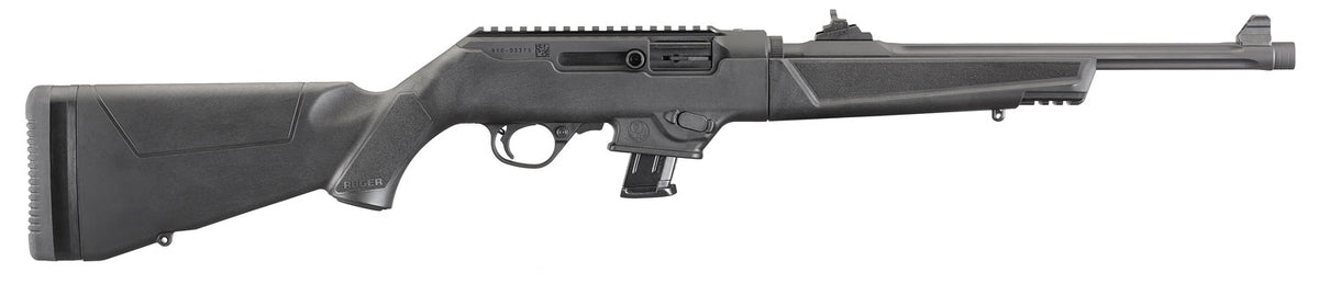 Ruger 19101 PC Carbine *NY/CA Compliant 9mm Luger 10+1 16.12" Fluted Barrel, Type III Black Hard Coat Anodized Receiver,