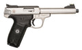 Smith & Wesson 10201 SW22 Victory Full Size Frame 22 LR 10+1, 5.50" Satin Stainless Steel Threaded Barrel, Slide & Frame