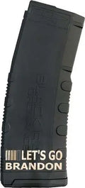 BLACK RAIN LASER ETCHED MAGAZINES 30RD LET'S GO BRANDON