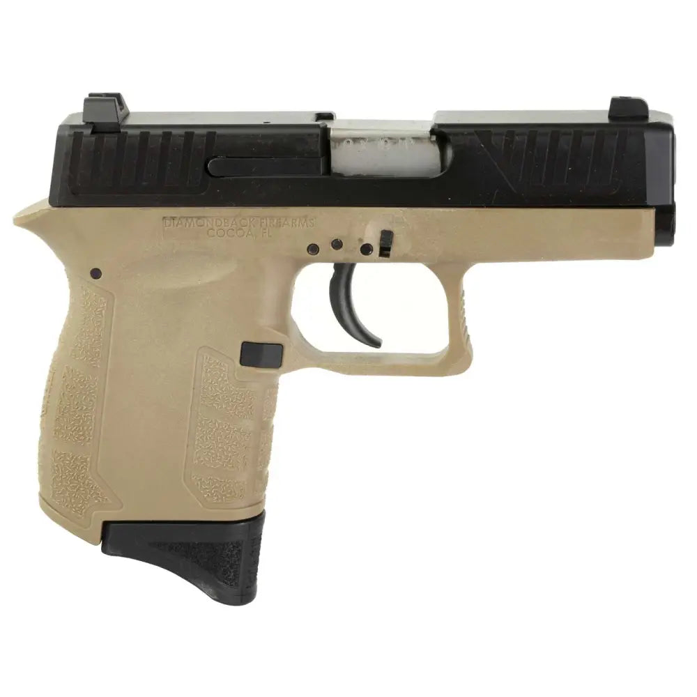 DIAMONDBK GEN IV DB9FDE 9MM PSTL BLK SLIDE/ FDE FRAME