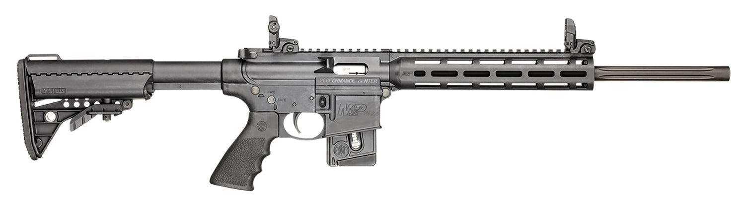 Smith & Wesson 11507 M&P15 PC Sport *State Compliant 22 LR 10+1 18" Matte Black Carbon Steel Barrel, Matte Black Picatin