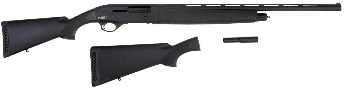 TriStar 24130 Viper G2 Combo Compact 20 Gauge Semi-Auto 3" 5+1 24" Black Vent Rib Barrel, Black Steel Receiver, Two Fixe