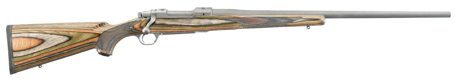 Ruger 17121 Hawkeye Predator Full Size 22-250 Rem 4+1 24" Matte Stainless Steel Barrel, Integral Scope Mounts Stainless 
